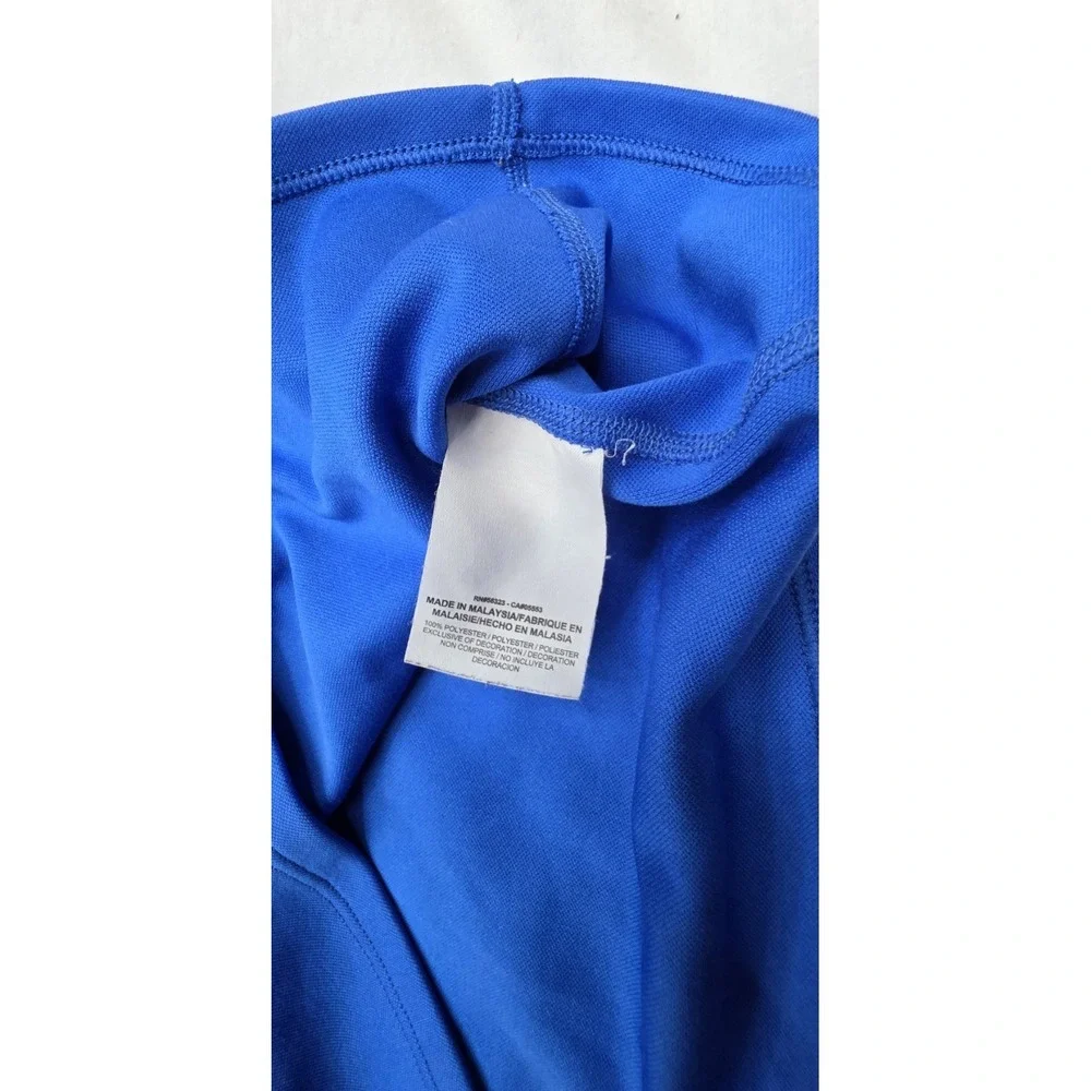 Nike Dri-fit Blue Running 1/4 Zip Longsleeve Pullover Size Medium